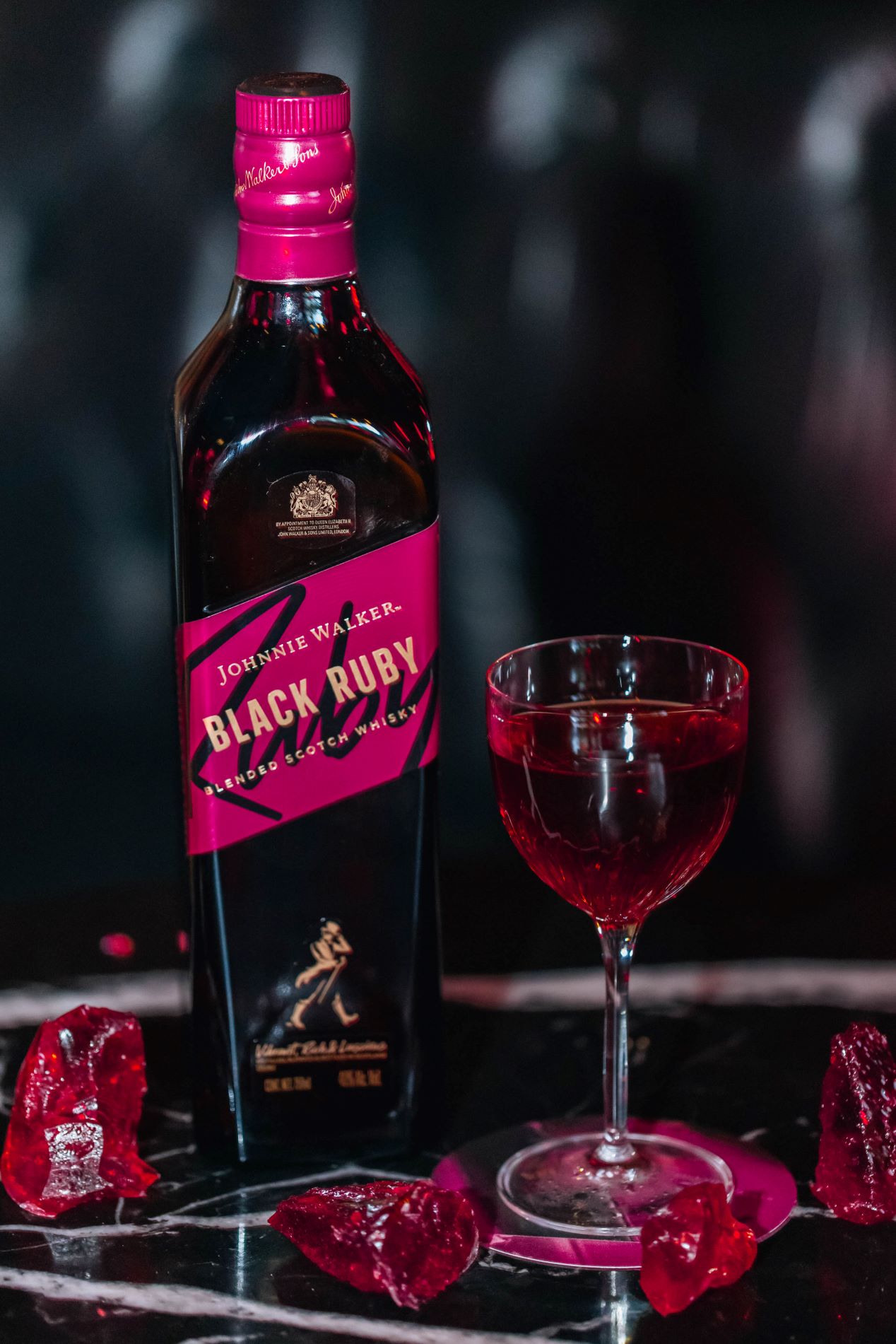 JOHNNIE WALKER BLACK RUBY, ESPECTÁCULO DE RUBÍES