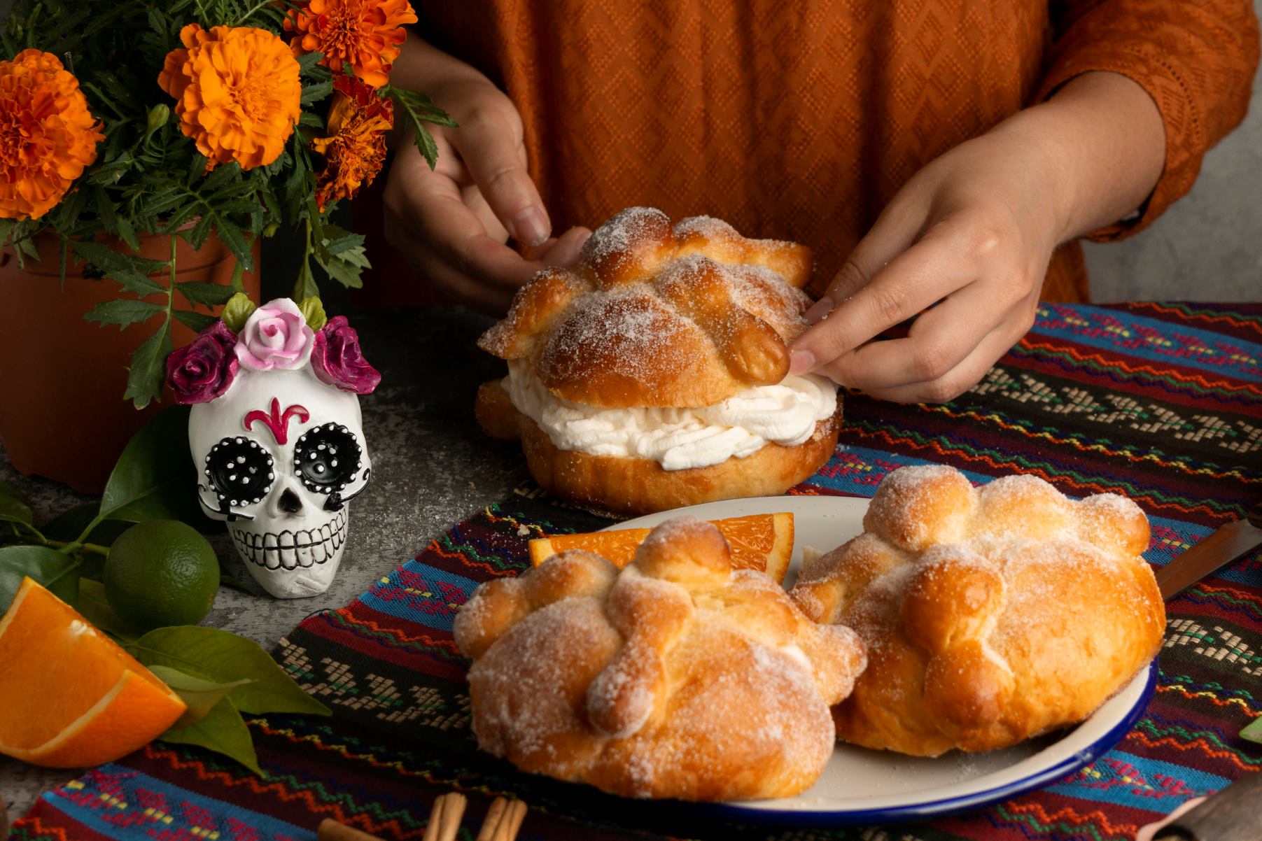 pan de muerto hecho en casa