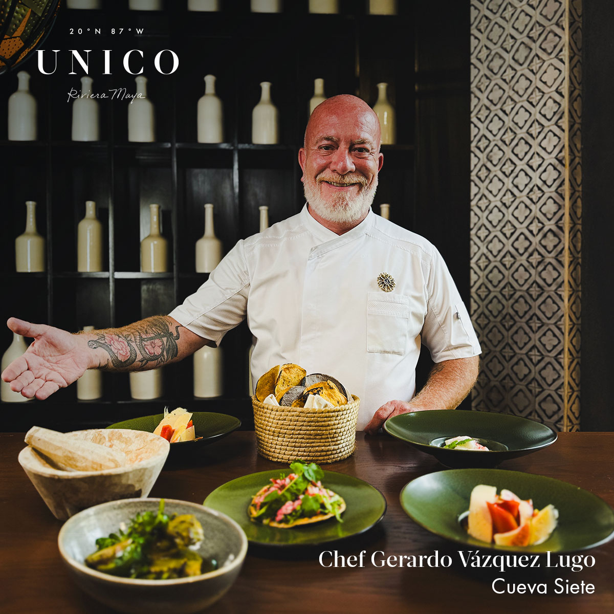 EL CHEF GERARDO VÁZQUEZ LUGO LLEGA A UNICO 20° 87°